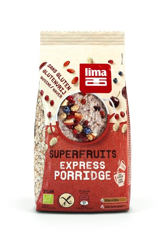 Lima Lima Porridge express superfruits bio (350 gr)