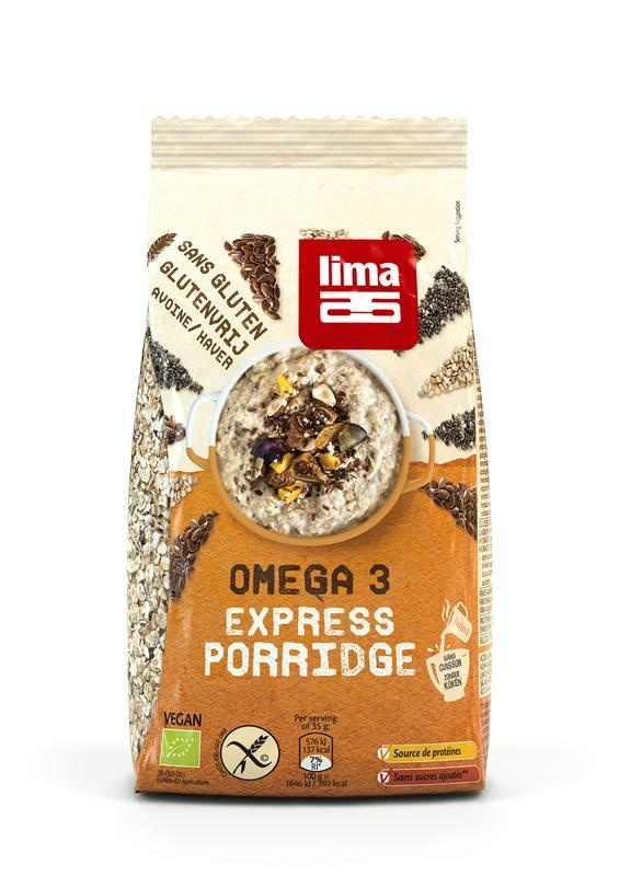 Lima Lima Porridge express omega 3 bio (350 gr)