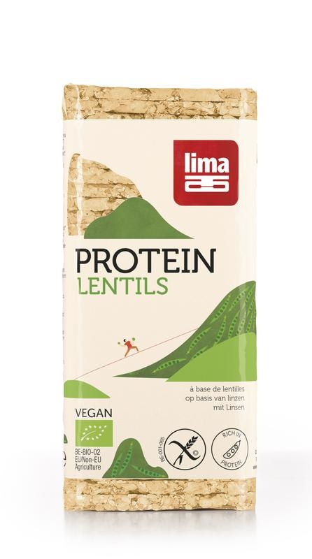 Lima Lima Wafels linzen proteine bio (100 gr)