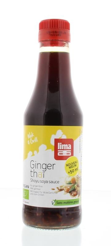 Lima Lima Shoyu ginger thai bio (250 ml)