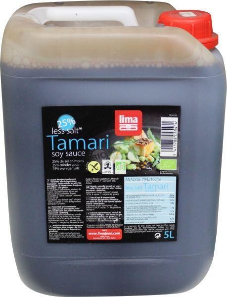 Tamari 25% minder zout bio