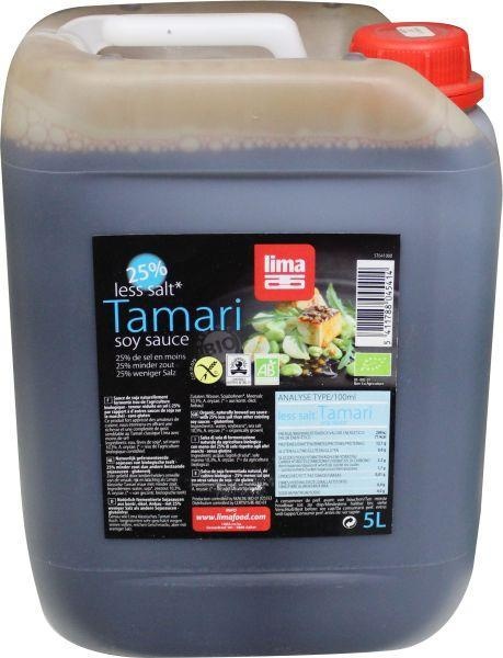 Lima Lima Tamari 25% minder zout bio (5 ltr)