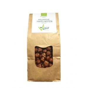 Vitiv Hazelnoten met vlies bio (500 Gram) Vitiv Hazelnoten met vlies bio (500 Gram)