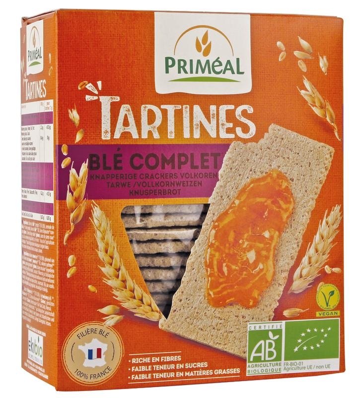 Primeal Volkoren tarwe crackers (150 gram)
