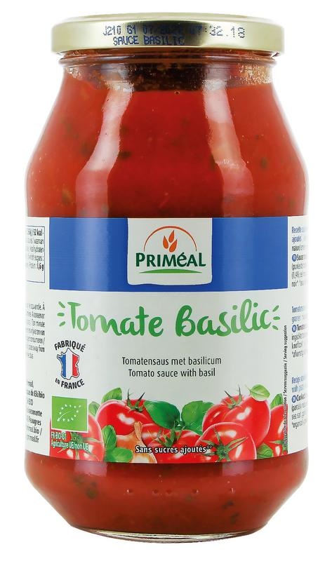 Primeal Tomaat basilicum saus (510 gram)