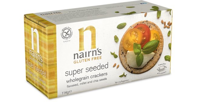 Nairns Nairns Oatcrackers super seeded (137 gr)