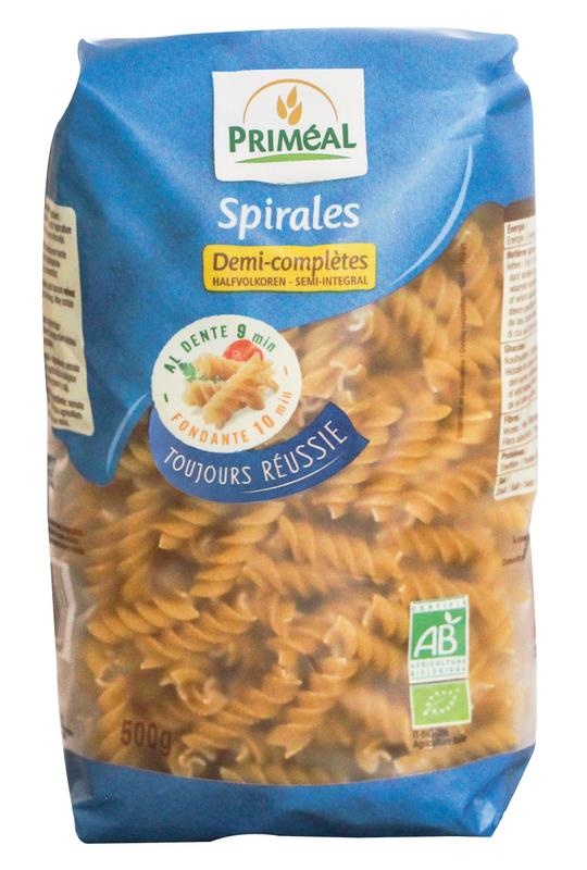 Primeal Primeal Fusilli spiralen halfvolkoren bio (500 gr)