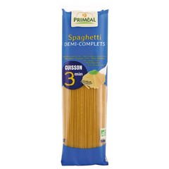 Primeal Spaghetti halfvolkoren snelkokend bio (500 gr)