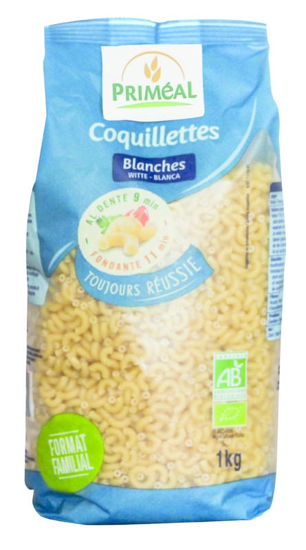 Primeal Primeal Macaroni elleboog familie bio (1 Kilogr)