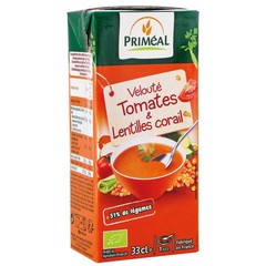 Primeal Soep tomaat rode linzen bio (330 ml)