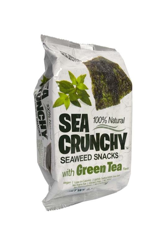 Sea Crunchy Sea Crunchy Nori zeewier snacks groene thee (10 gr)