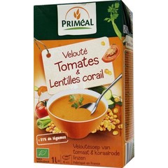 Primeal Veloute soep tomaat-linzen (1 liter)
