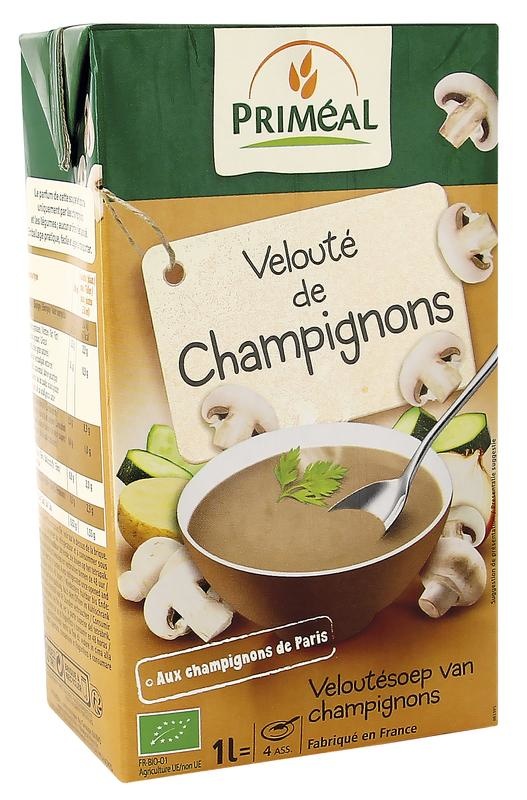 Primeal Primeal Veloute gebonden soep champignons bio (1 ltr)