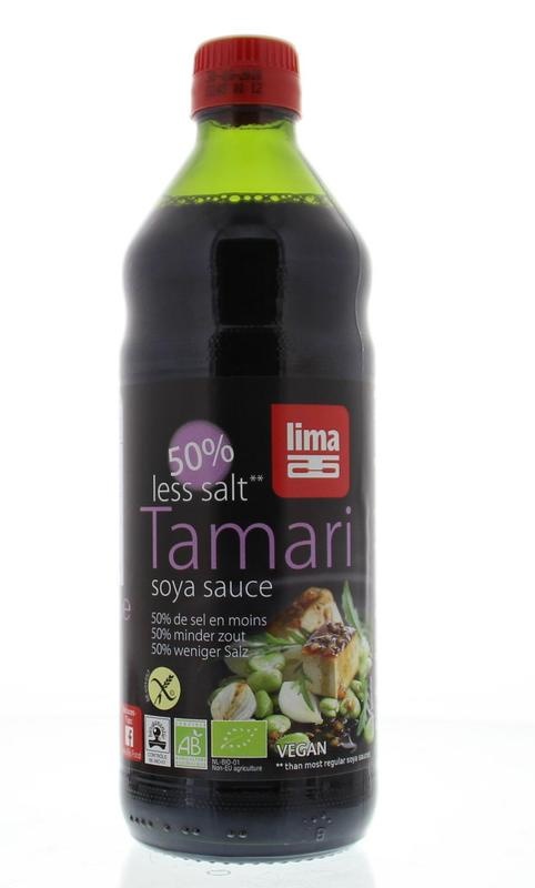 Lima Lima Tamari 50% minder zout bio (500 ml)