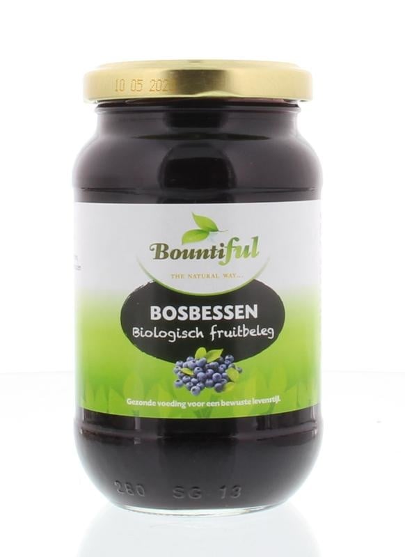 Bountiful Bosbessen fruitbeleg bio (310 gram)