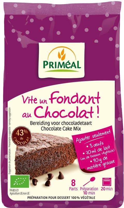 Bisson Bisson Bakmix voor chocoladecake bio (300 gr)