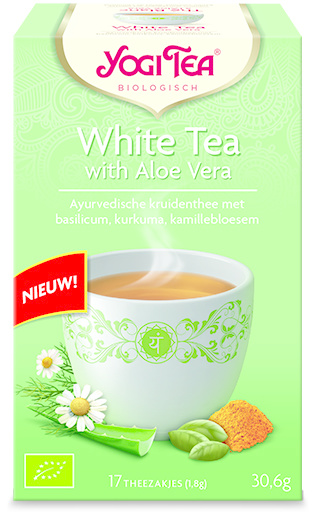 Yogi Tea Yogi Tea White tea with aloe vera bio (17 Zakjes)