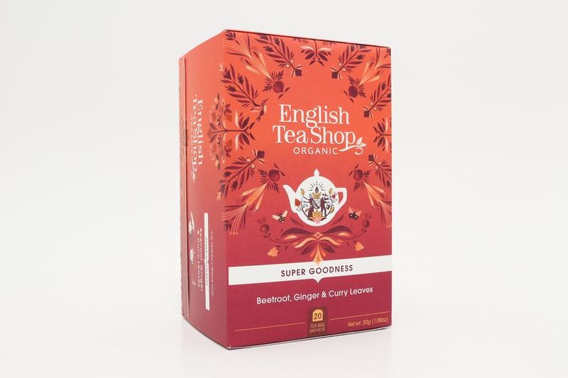 English Tea Shop English Tea Shop Beetroot ginger curry leaves bio (20 Zakjes)