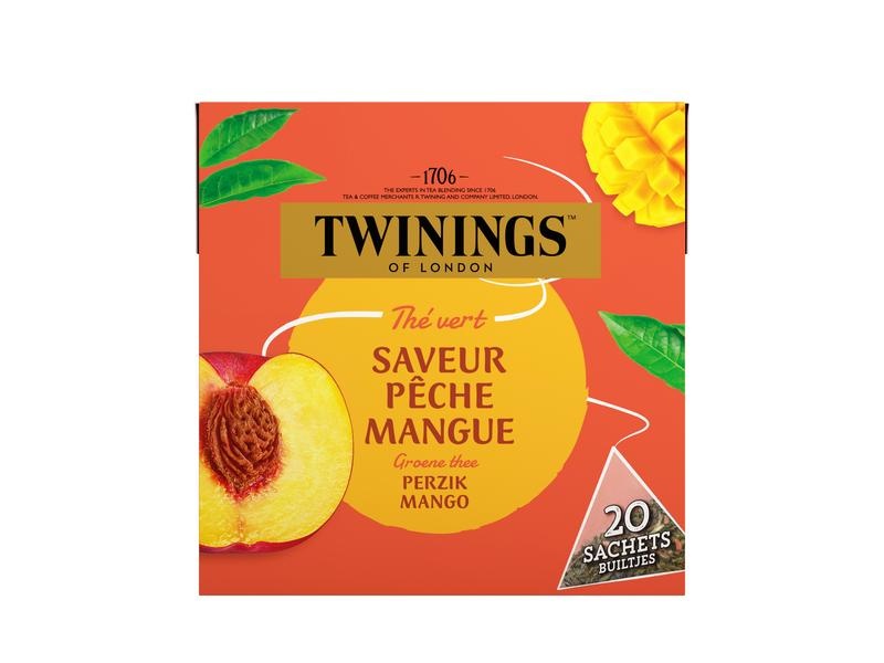 Twinings Perzik mango (20 zakjes)