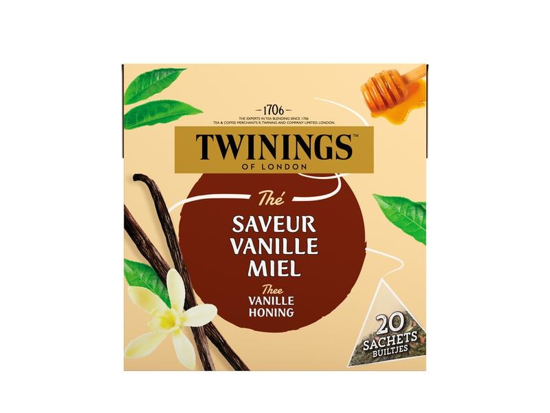 Twinings Twinings Zwarte thee vanille honing (20 Zakjes)