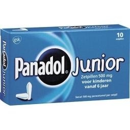 Panadol Panadol Junior 500 mg (10 Zetpillen)