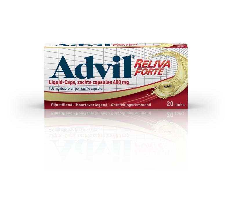 Advil Advil Reliva liquid caps 400mg (20 caps)