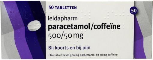 Leidapharm Paracetamol/ coffeine CP 550 (50 tabletten)