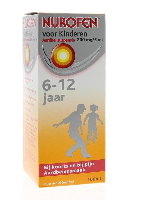 Nurofen Nurofen 4% Kind aardbei suspensie (100 ml)