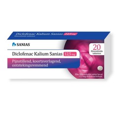 Sanias Diclofenac kalium 12.5mg (20 tab)