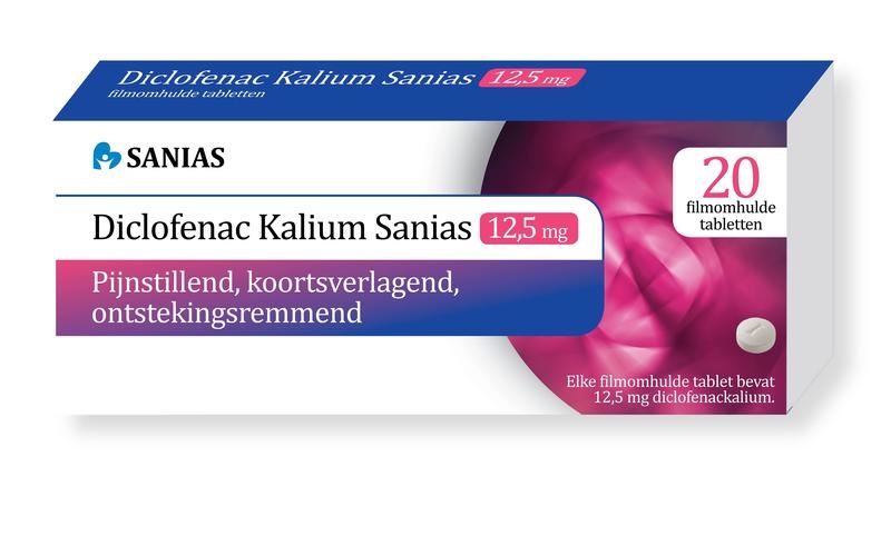 Sanias Sanias Diclofenac kalium 12.5mg (20 tab)