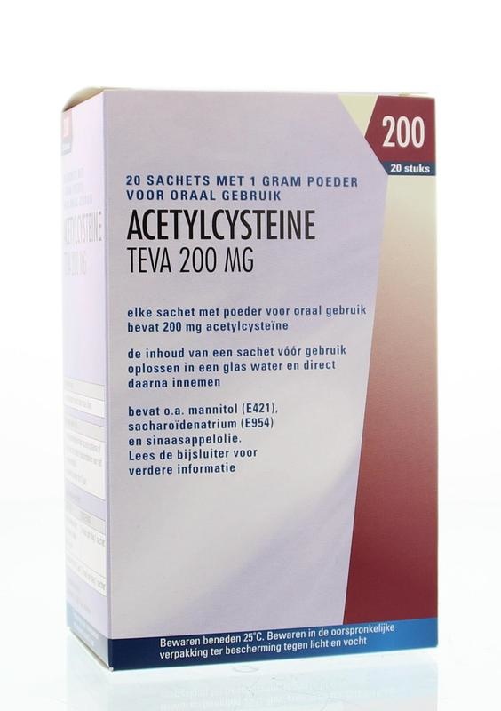 Teva Teva Acetylcysteine 200 mg (20 Sachets)