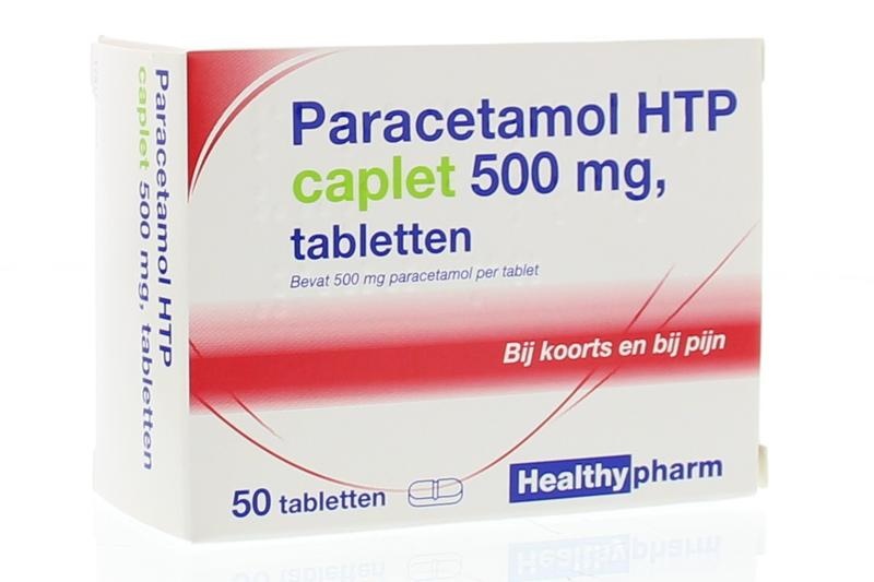 Healthypharm Healthypharm Paracetamol caplet 500 (50 st)