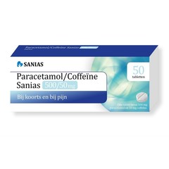 Sanias Paracetamol coffeine 500/50mg (50 tab)