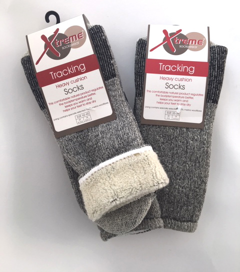 Xtreme Sockswear Xtreme Sockswear Sokken merinowol grijs maat 31-34 (1 Paar)