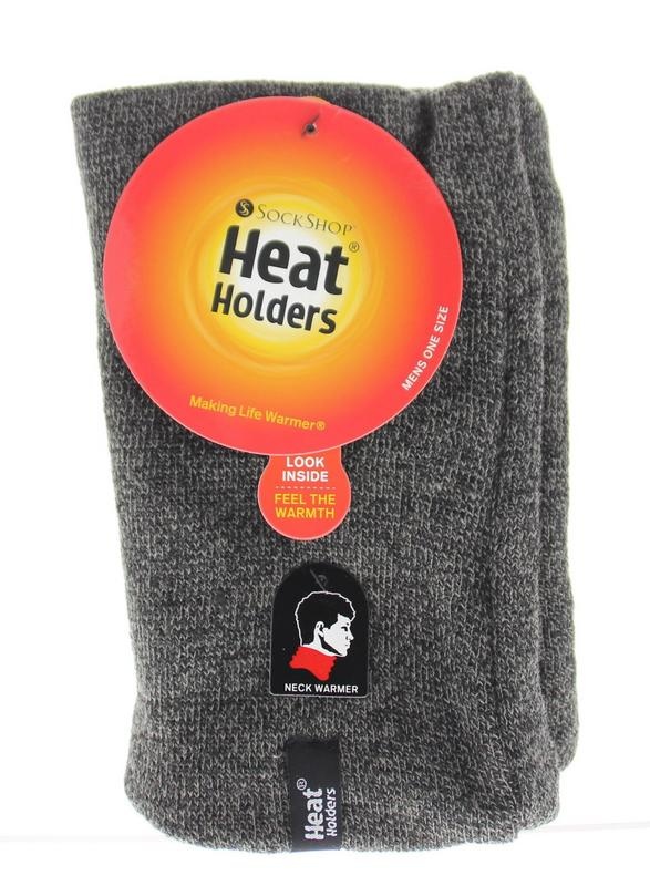 Heat Holders Heat Holders Mens neck warmer one size charcoal (1 st)