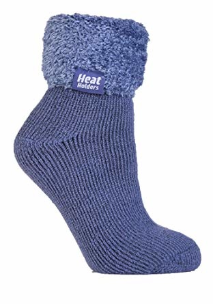 Heat Holders Ladies lounge socks 4-8 37-42 dark lavender (1 paar)