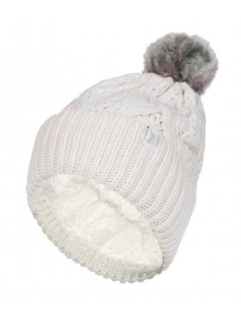 Heat Holders Heat Holders Ladies turnover cable hat with pom pom cream (1 st)