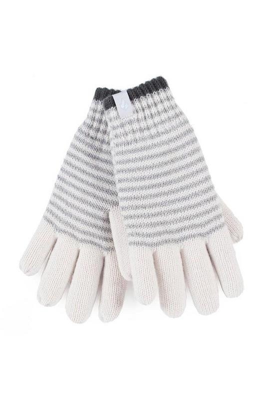 Heat Holders Ladies cable gloves M/L Oslo cream (1 paar)