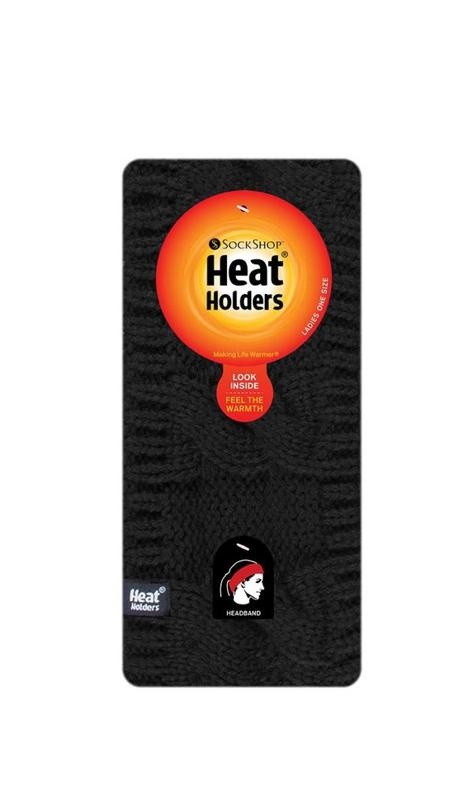 Heat Holders Ladies head band black one size (1 stuks)