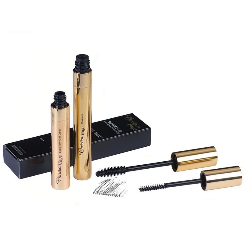 Christian Faye Christian Faye SuperB duo mascara + Eyebrow gel clear (1 st)