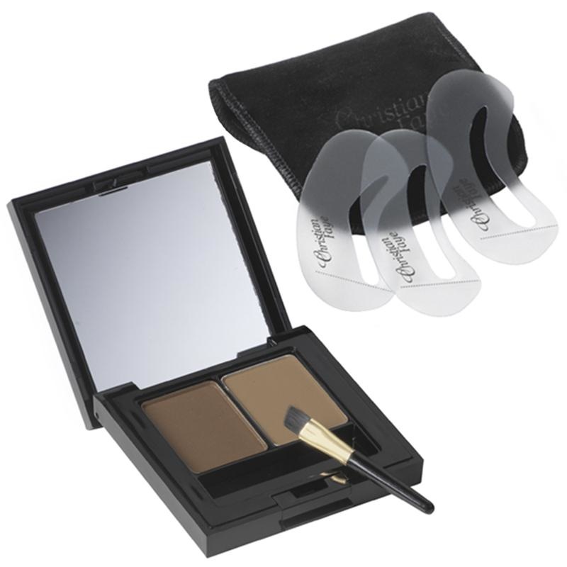 Christian Faye Christian Faye Eyebrow make up duo medium brown (1 st)