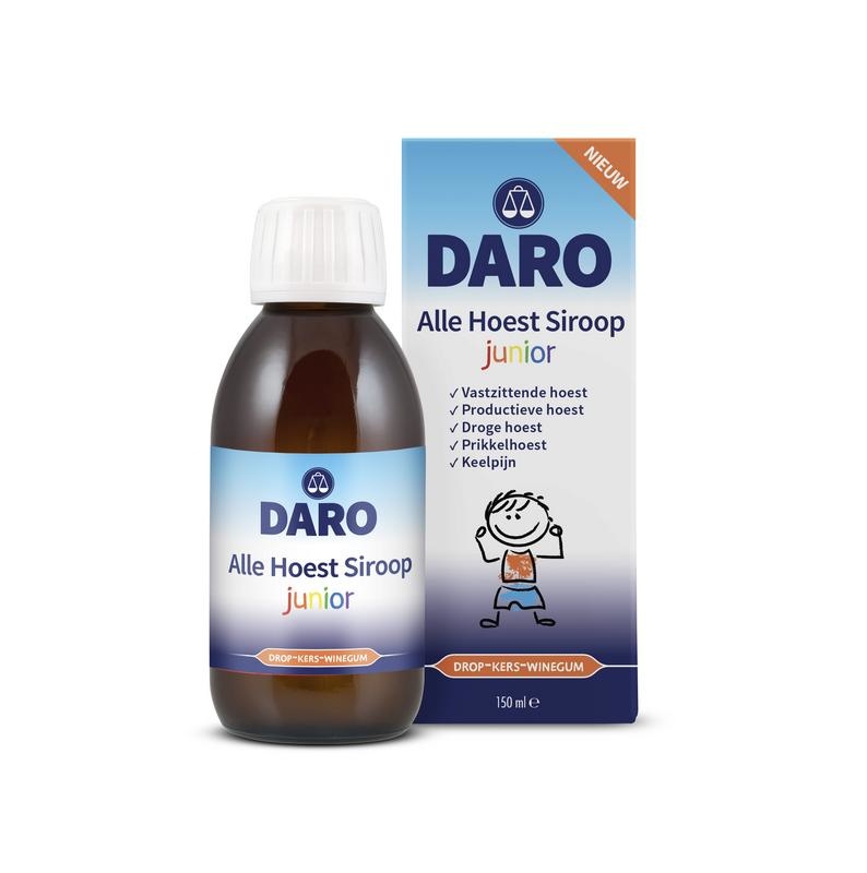 Daro Daro Alle hoest siroop junior (150 ml)