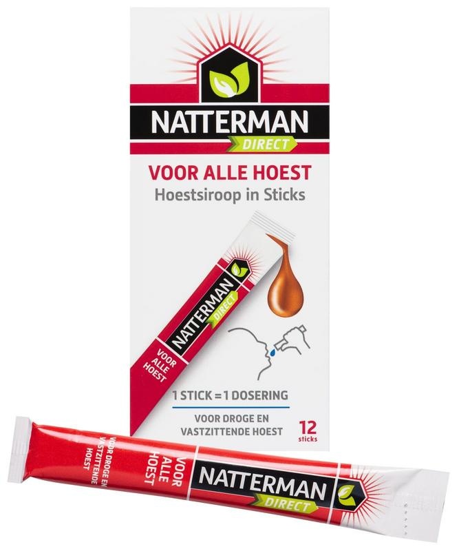 Natterman Natterman Alle hoest liquid stick (12 st)