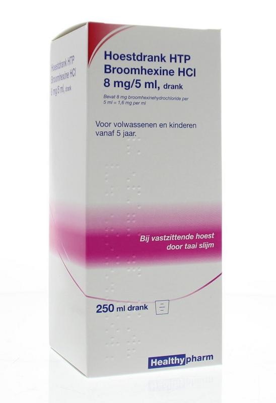 Healthypharm Healthypharm Broomhexine hoestdrank 8mg (250 ml)