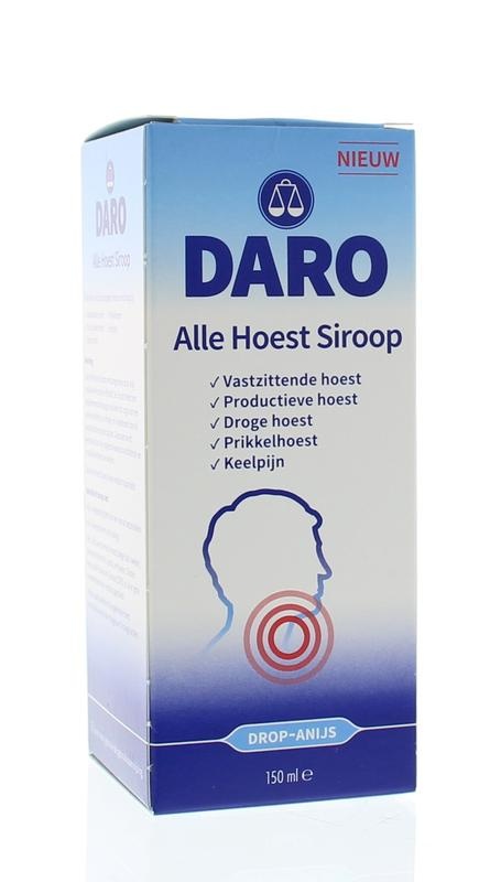 Daro Daro Alle hoest siroop (150 ml)