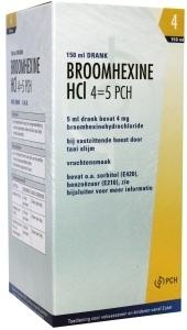 Broomhexine HCL 4mg/ml = 0.8 mg