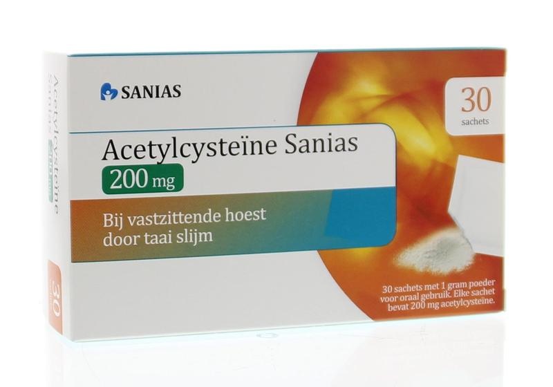 Sanias Sanias Acetylcysteine 200mg (30 Sachets)