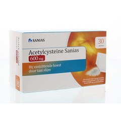 Sanias Acetylcysteine 600mg sachets (3 gr)