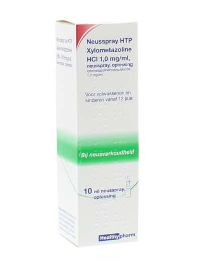 Healthypharm Healthypharm Neusspray xylometazoline 1.0% (10 ml)