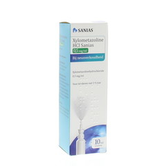 Sanias Xylometazoline HCI 0.50mg spray (10 ml)